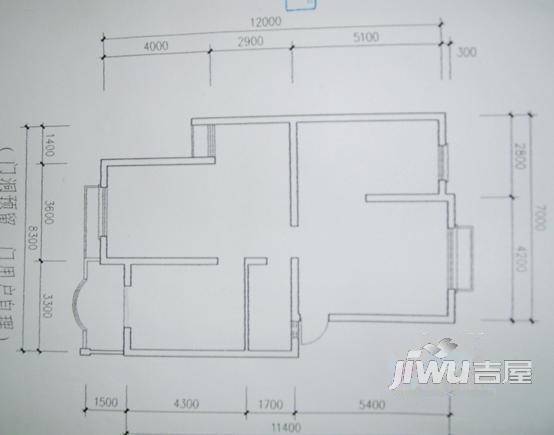 海岸一线2室2厅2卫户型图