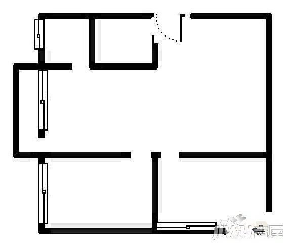 昌达雅华香榭3室2厅1卫户型图