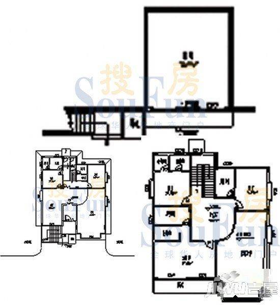 南方航空城3室2厅1卫户型图