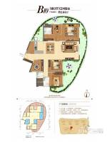 保利大江郡5室2厅3卫166㎡户型图