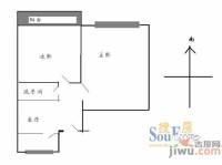 学田千禧园2室1厅1卫户型图