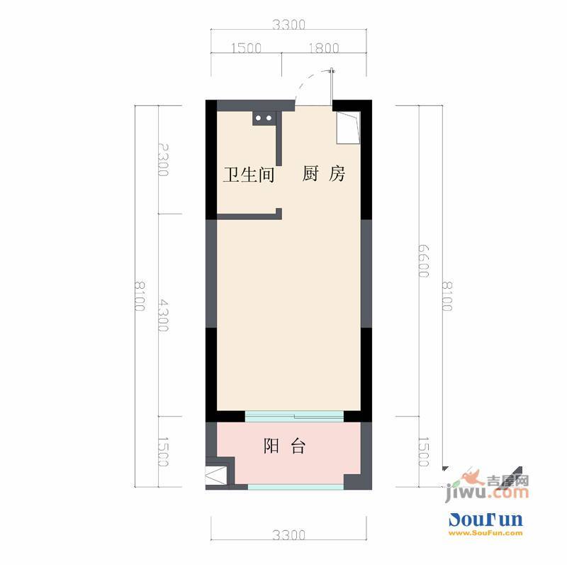 都市华城3室2厅1卫152㎡户型图