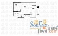 富新园1室1厅1卫户型图