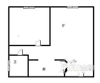 金恒家园3室2厅1卫户型图