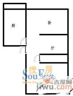 新桥新村2室1厅1卫户型图