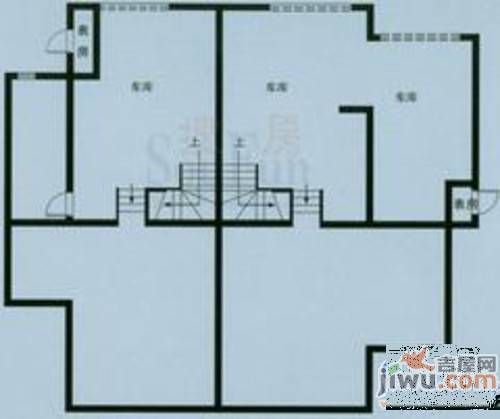 兆丰嘉园1室2厅1卫户型图