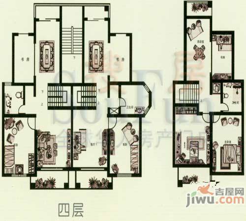 兆丰嘉园1室2厅1卫户型图