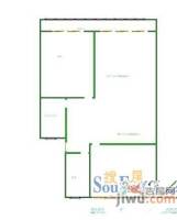 秦灶新村2室1厅1卫户型图
