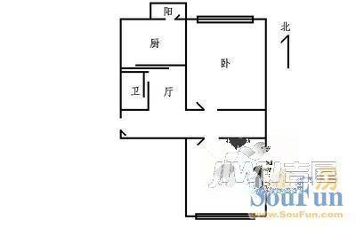 仁和家园3室1厅1卫户型图