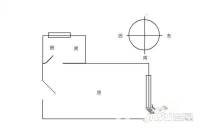 朝阳公寓1室1厅1卫户型图