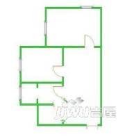 星盛花园2室1厅1卫户型图