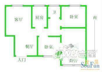 永和佳苑3室1厅1卫户型图