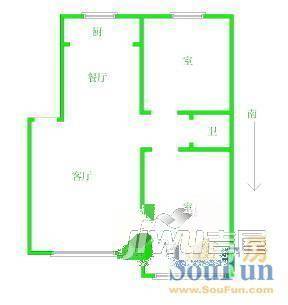 永和佳苑3室1厅1卫户型图