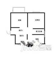天虹公寓3室2厅1卫户型图