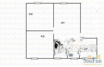 星源佳苑3室1厅1卫户型图