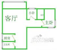 众和花园2室1厅2卫户型图