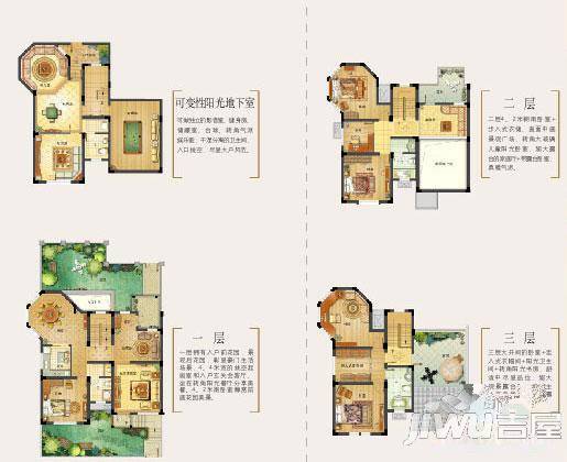 英伦上院普通住宅230㎡户型图