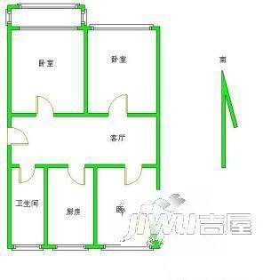 瑞丰花园3室1厅1卫户型图