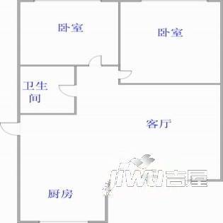 南园小区2室1厅1卫户型图