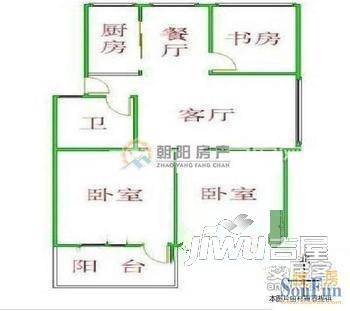 金霞南苑4室2厅2卫户型图