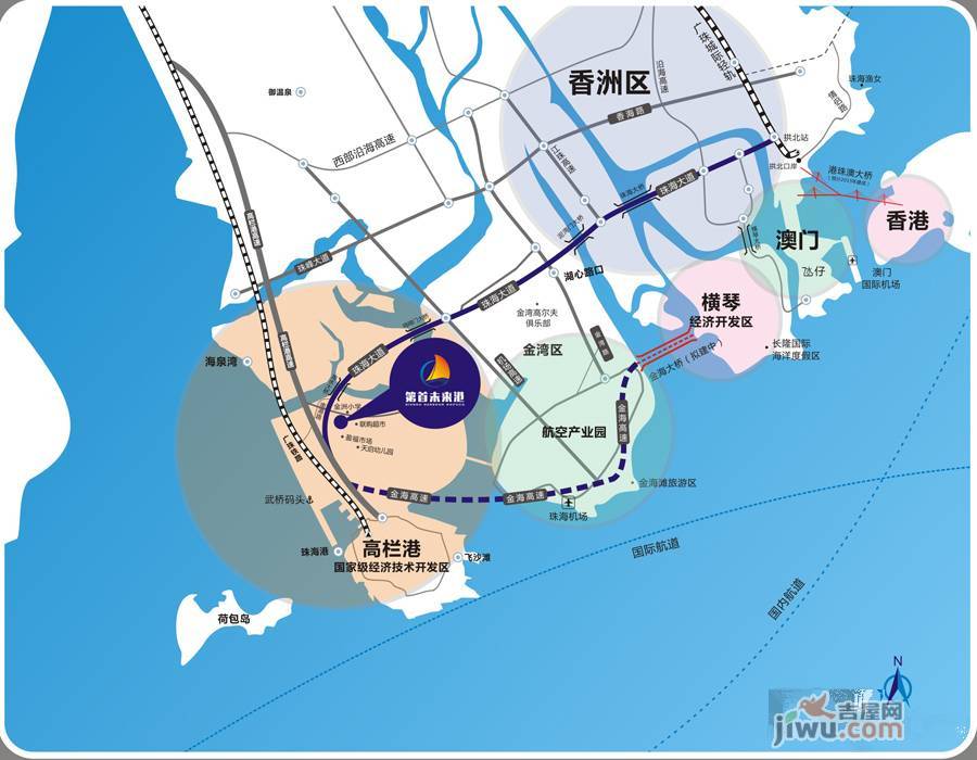 第首未来港位置交通图