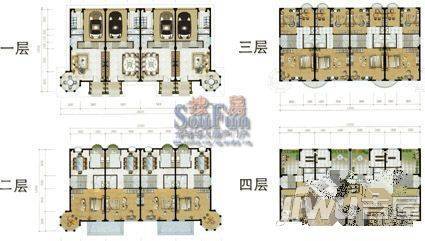 湖居湖墅5室3厅4卫205㎡户型图