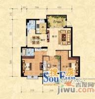 云龙海岸二期3室2厅2卫户型图
