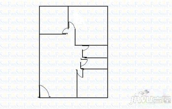 永康大厦3室2厅2卫户型图