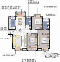 湖明新村3室2厅2卫户型图