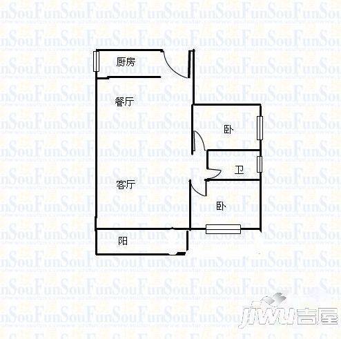 联发紫微花园3室2厅2卫145㎡户型图