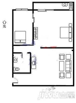 莲景花园小区3室2厅2卫户型图