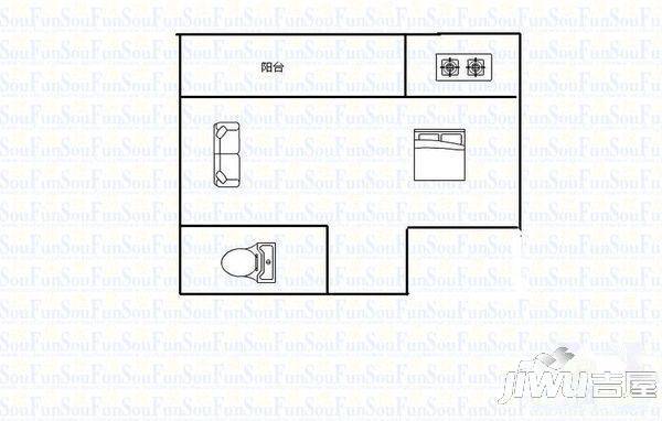 建兴小区3室2厅1卫户型图