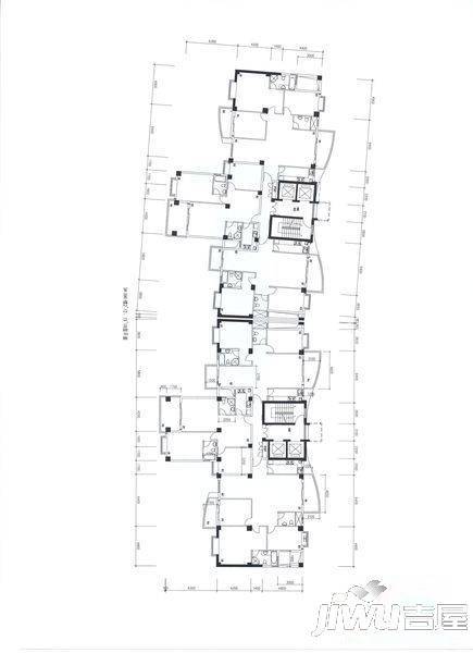 明发花园3室2厅1卫户型图