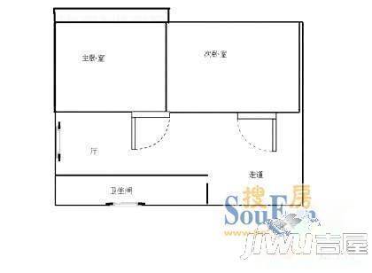 海洋花园3室2厅1卫户型图