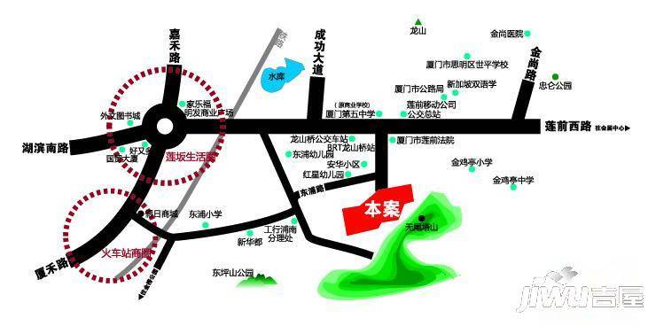 浦南花园位置交通图图片