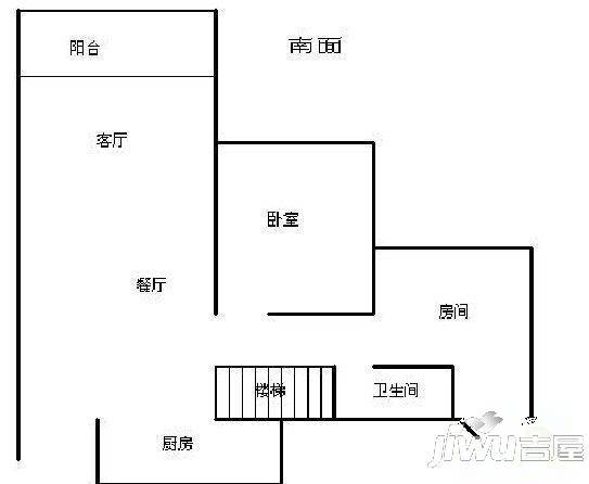 华年屯3室2厅2卫120㎡户型图