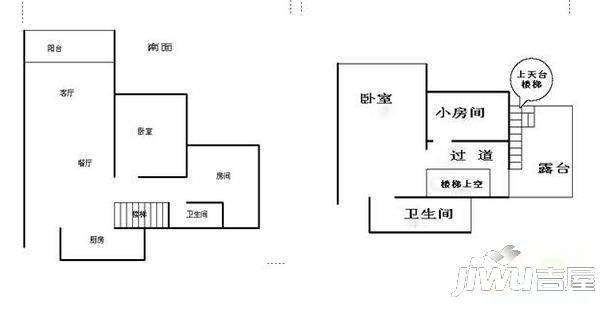 华年屯3室2厅2卫120㎡户型图