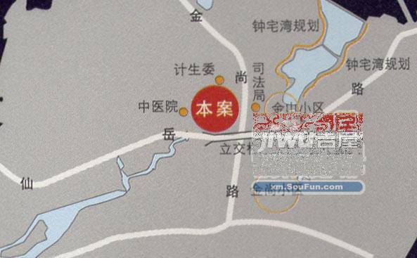 第二城闽南印象位置交通图图片