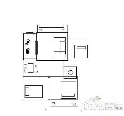 金茂花园3室2厅1卫户型图