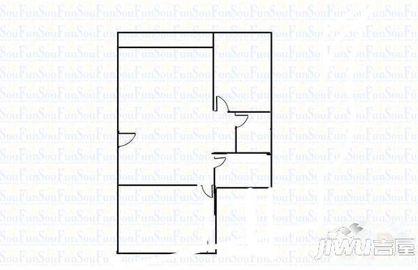 鑫茂花园2室2厅1卫户型图