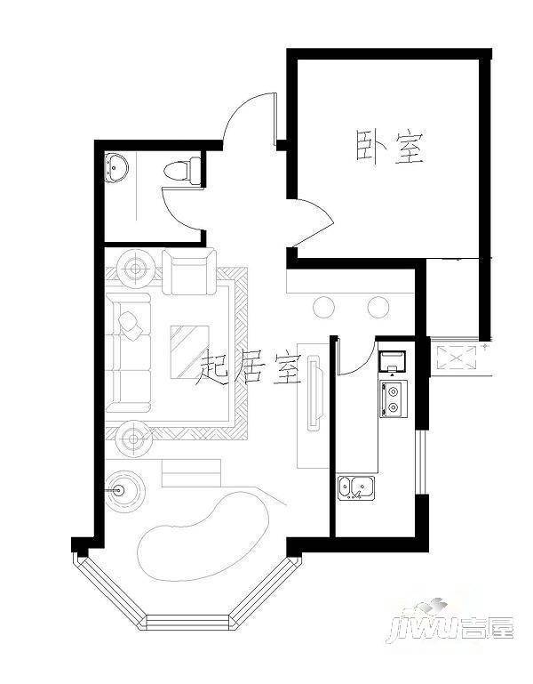 泉舜信宇花园2室0厅0卫户型图