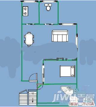 天御花园3室2厅1卫户型图