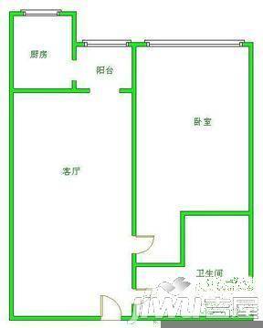 红星瑞景3室2厅1卫户型图