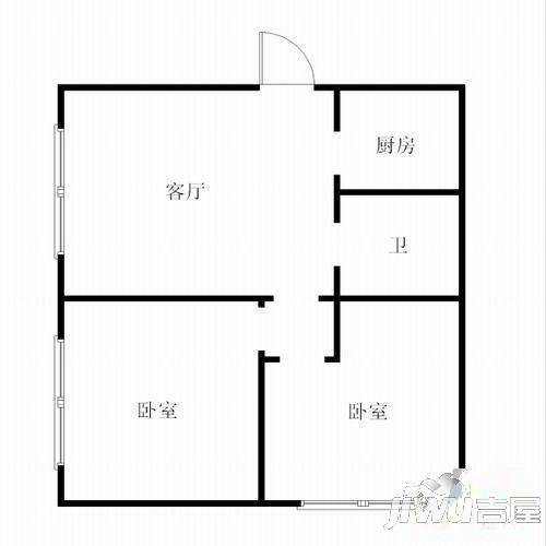 边防小区3室2厅2卫户型图