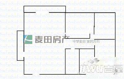 祥和广场3室2厅2卫户型图