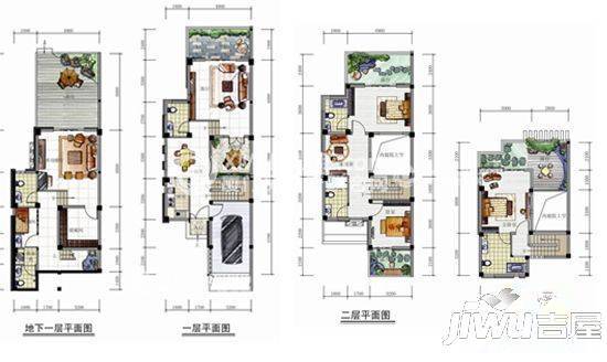 泛华大厦3室2厅1卫户型图