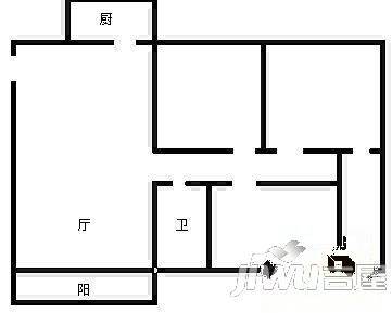 铭爵山庄3室3厅2卫户型图