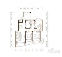 岭兜佳园3室2厅2卫户型图