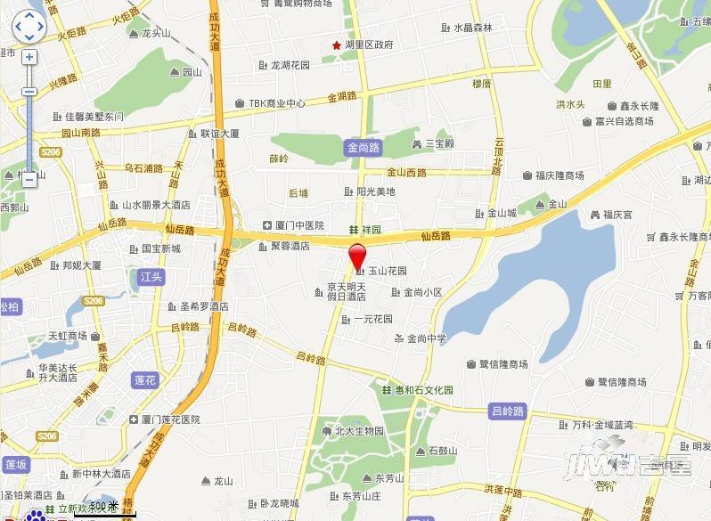 玉山花园实景图图片