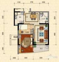文达二里2室2厅1卫户型图